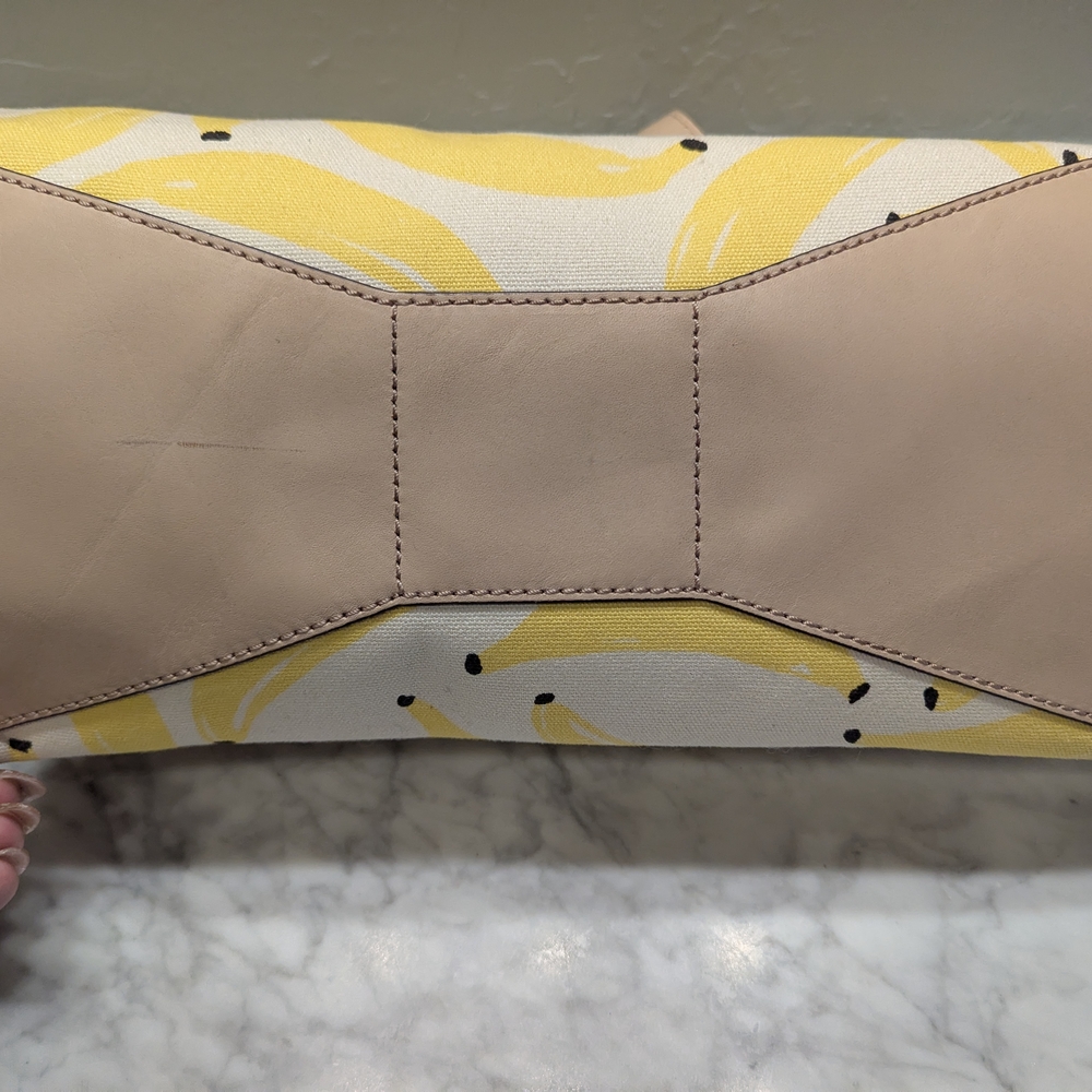 Kate Spade Yellow Banana Print Tote Bag - Picture 14 of 15